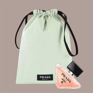 Prada Beauty (Reversible) Makeup Pouch + Deluxe Prada Paradoxe Sample SET